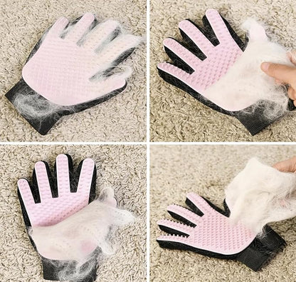 Pet Grooming Gloves: Relaxing Massage, Deep Cleaning, and Guaranteed Bonding