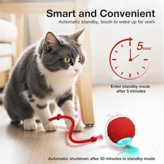 BLUEYPET Smart Rolling Ball: Automatic Exercise and Fun