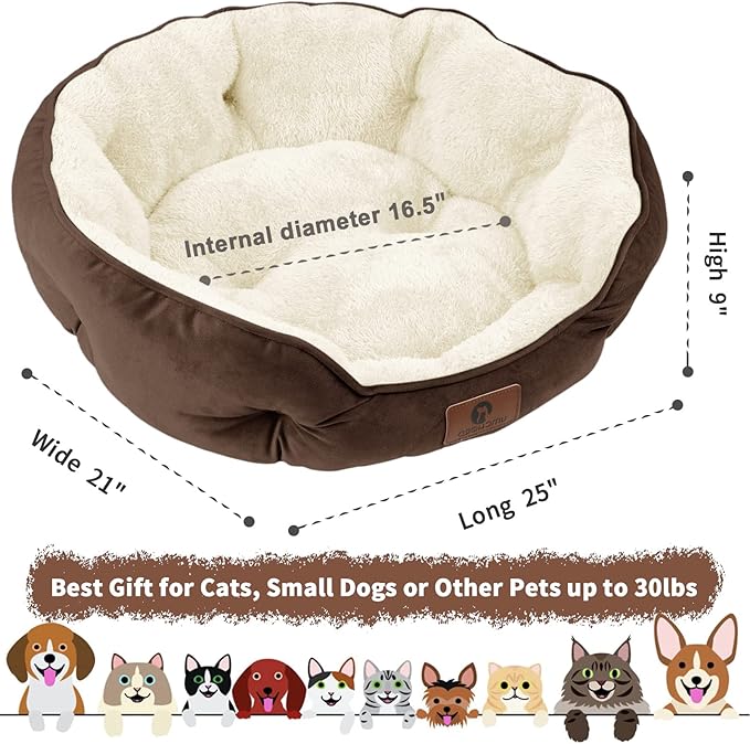 Cama Redonda de Forro Polar: ¡Descanso Profundo y Seguro para tu Mascota!