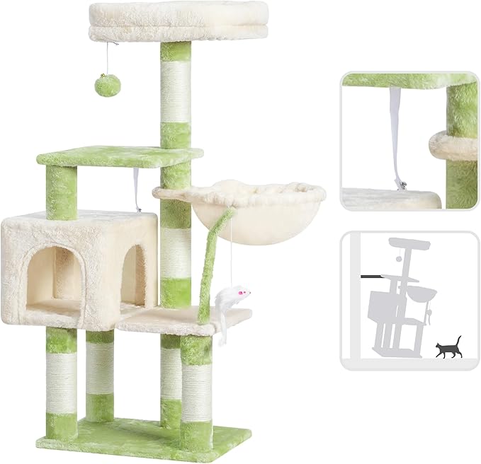 Árbol Rascador Completo para Gatos: ¡Aventura, Confort y Diversión Sin Fin! 