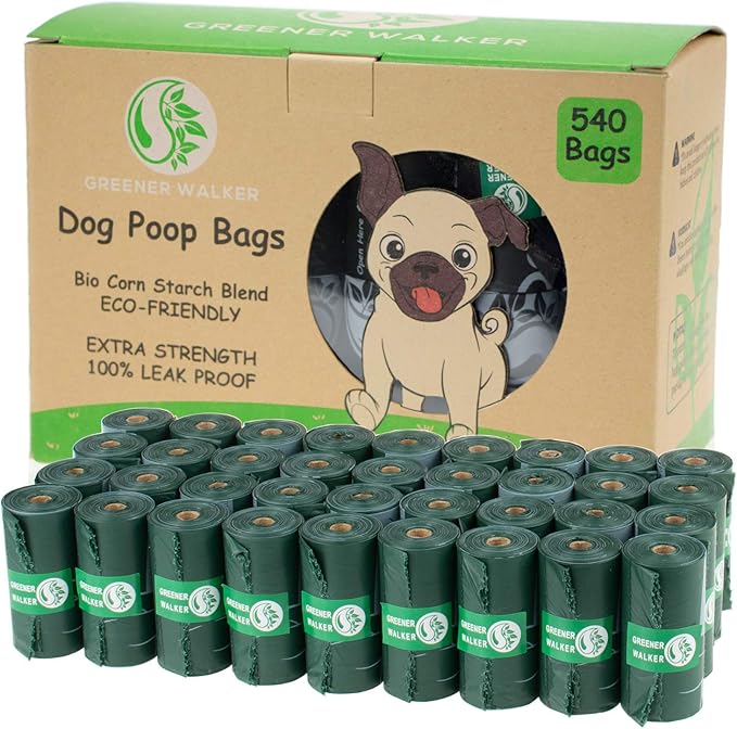Bolsas para Excrementos Extra Gruesas: ¡540 Unidades para Paseos Tranquilos y Ecológicos!