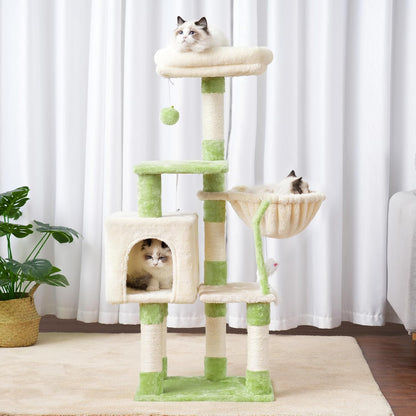Árbol Rascador Completo para Gatos: ¡Aventura, Confort y Diversión Sin Fin! 