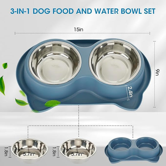 Anti-Spill Bowl Set: Comfort and Cleanliness with Every Meal