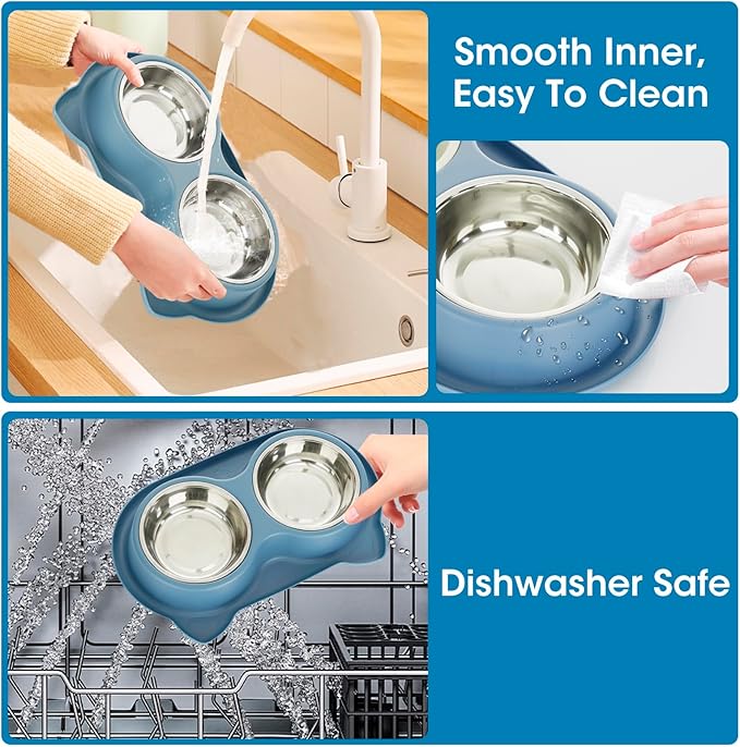 Anti-Spill Bowl Set: Comfort and Cleanliness with Every Meal