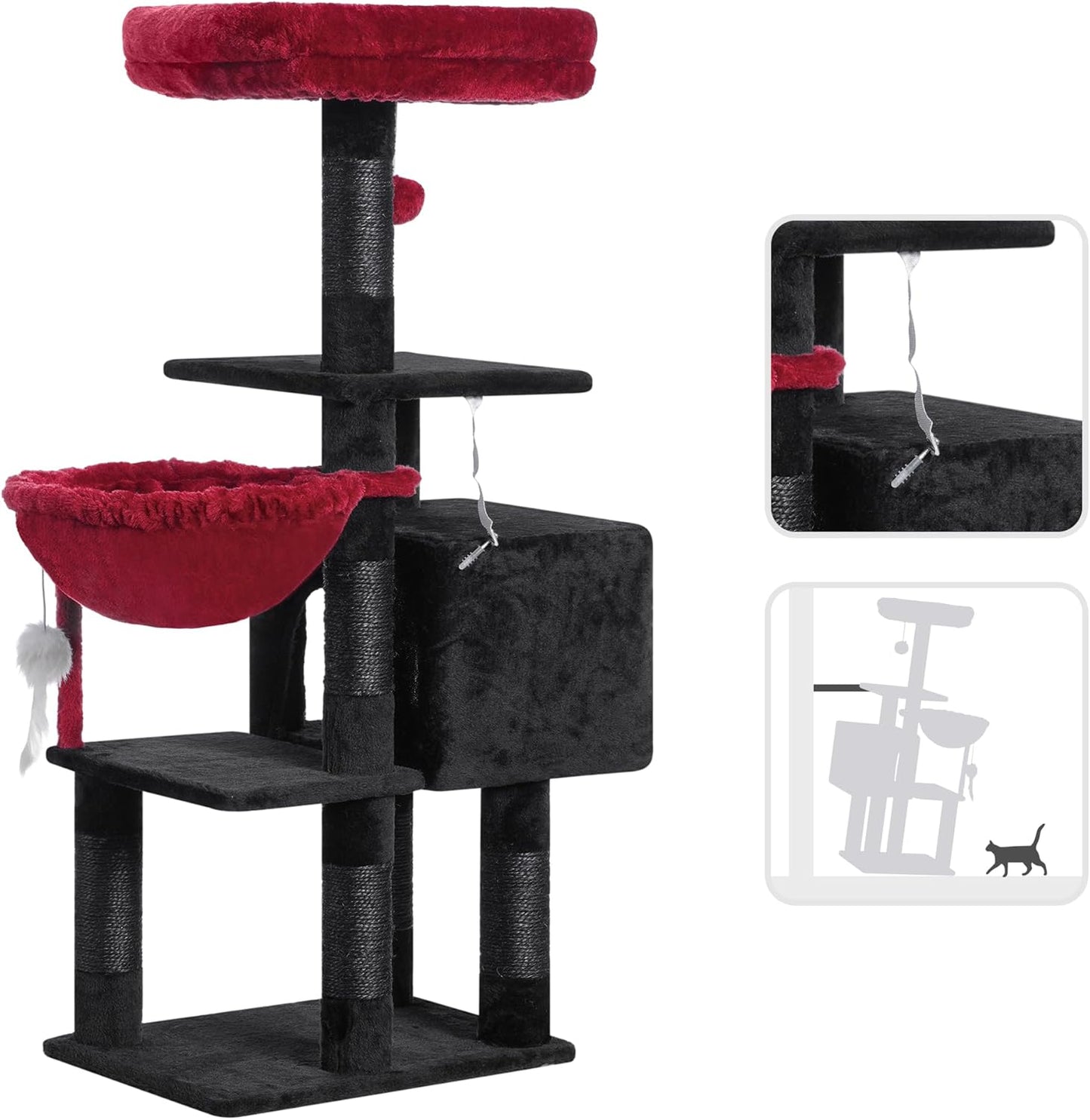 Árbol Rascador Completo para Gatos: ¡Aventura, Confort y Diversión Sin Fin! 
