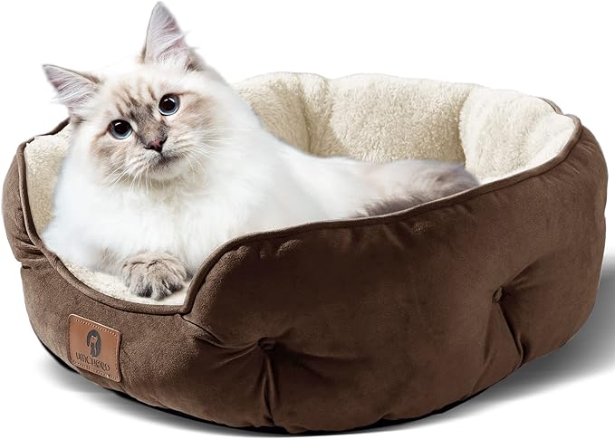 Cama Redonda de Forro Polar: ¡Descanso Profundo y Seguro para tu Mascota!