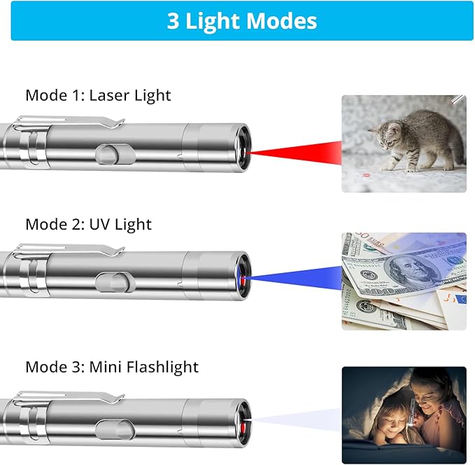 7-in-1 Laser Pen: Training, Exercise, and Bonding in Every Play