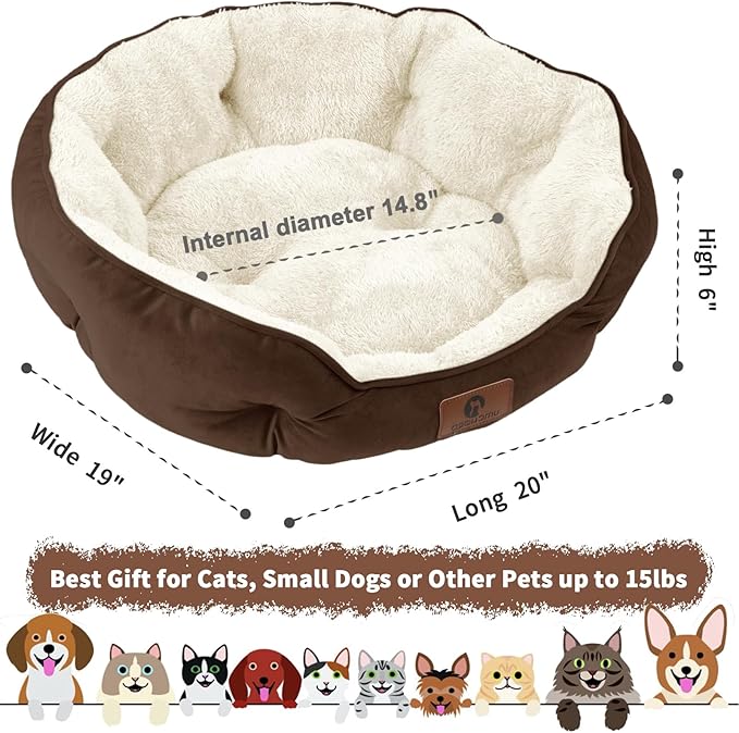 Cama Redonda de Forro Polar: ¡Descanso Profundo y Seguro para tu Mascota!