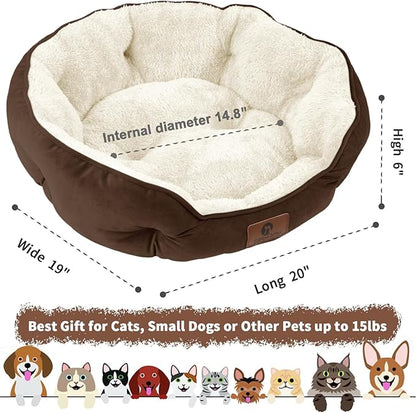 Cama Redonda de Forro Polar: ¡Descanso Profundo y Seguro para tu Mascota!