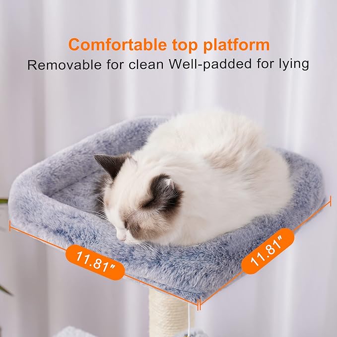 Árbol Rascador Completo para Gatos: ¡Aventura, Confort y Diversión Sin Fin! 