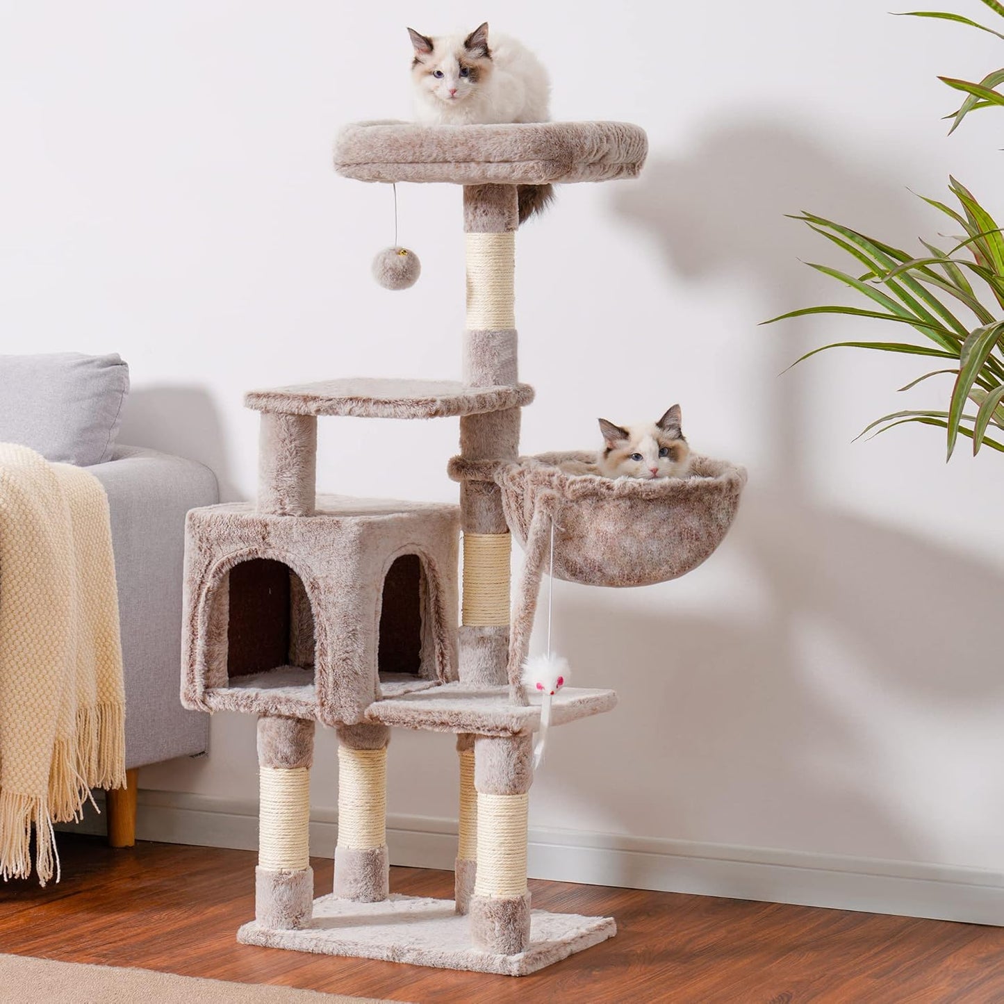Árbol Rascador Completo para Gatos: ¡Aventura, Confort y Diversión Sin Fin! 