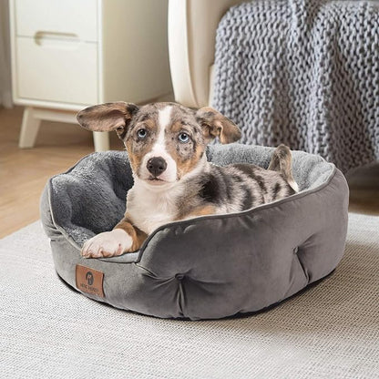 Cama Redonda de Forro Polar: ¡Descanso Profundo y Seguro para tu Mascota!