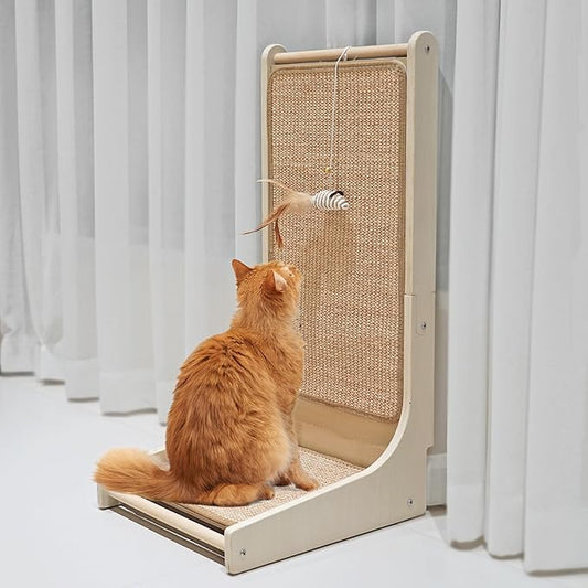 L-Shaped Sisal Scratcher: Durability and Guaranteed Fun