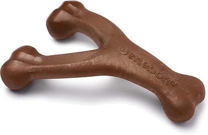Benebone Wishbone: Indestructible Bone with Real Bacon Flavor