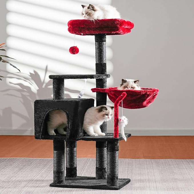Árbol Rascador Completo para Gatos: ¡Aventura, Confort y Diversión Sin Fin! 