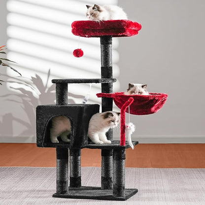 Árbol Rascador Completo para Gatos: ¡Aventura, Confort y Diversión Sin Fin! 