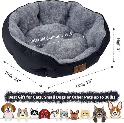 Cama Redonda de Forro Polar: ¡Descanso Profundo y Seguro para tu Mascota!