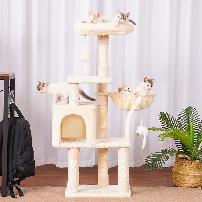Árbol Rascador Completo para Gatos: ¡Aventura, Confort y Diversión Sin Fin! 