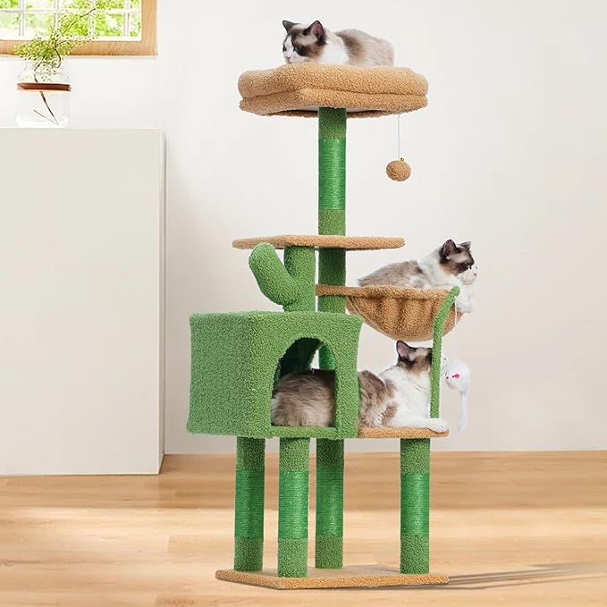 Árbol Rascador Completo para Gatos: ¡Aventura, Confort y Diversión Sin Fin! 