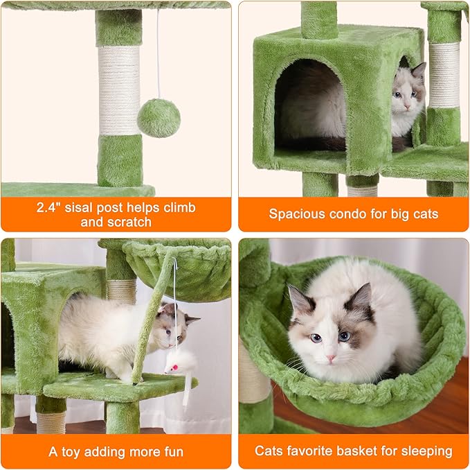 Árbol Rascador Completo para Gatos: ¡Aventura, Confort y Diversión Sin Fin! 