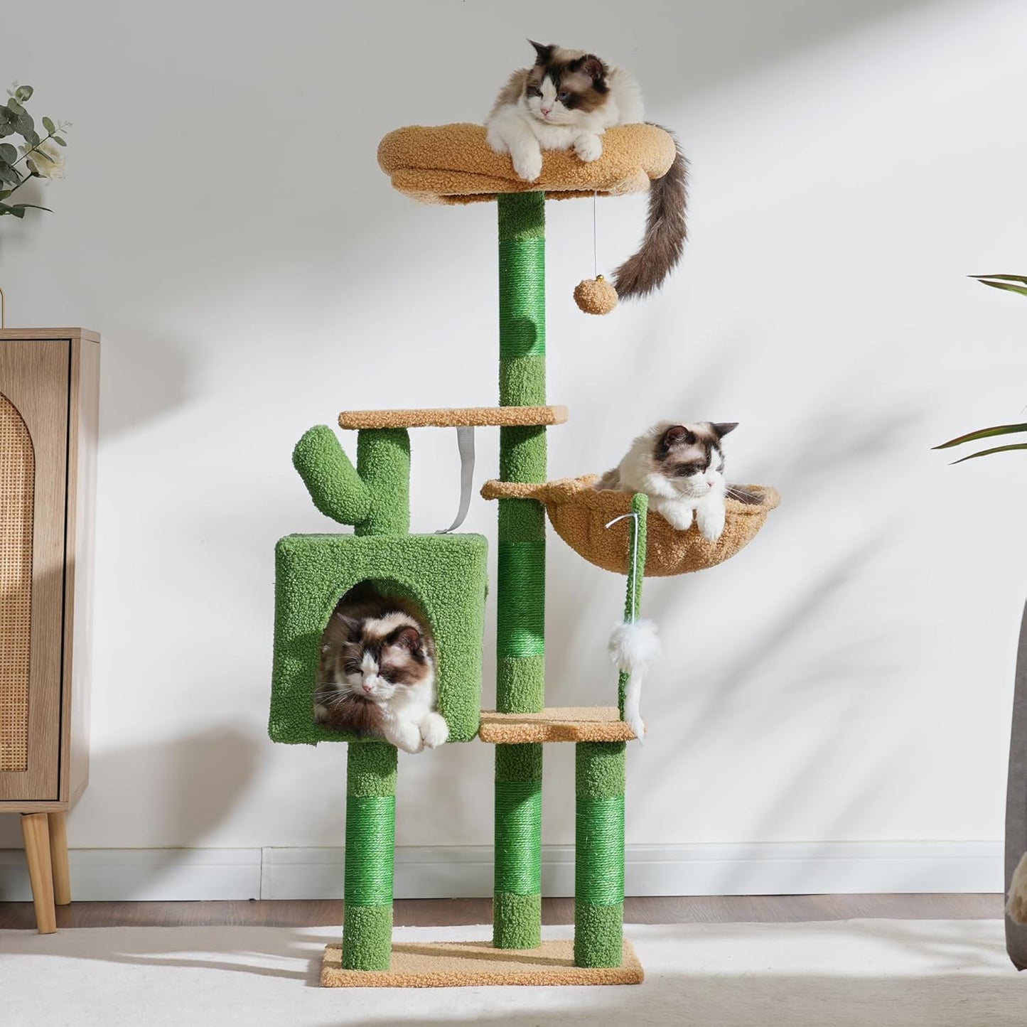Árbol Rascador Completo para Gatos: ¡Aventura, Confort y Diversión Sin Fin! 