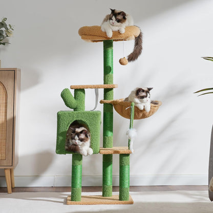 Árbol Rascador Completo para Gatos: ¡Aventura, Confort y Diversión Sin Fin! 