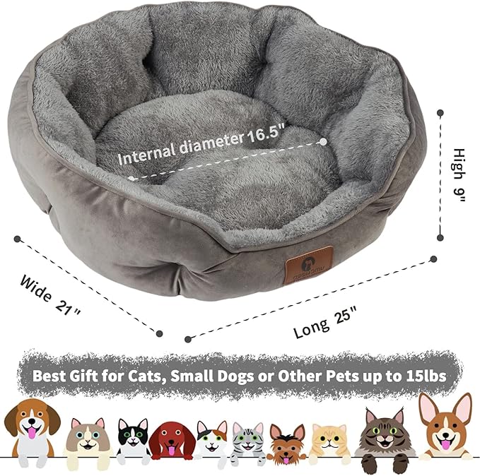 Cama Redonda de Forro Polar: ¡Descanso Profundo y Seguro para tu Mascota!