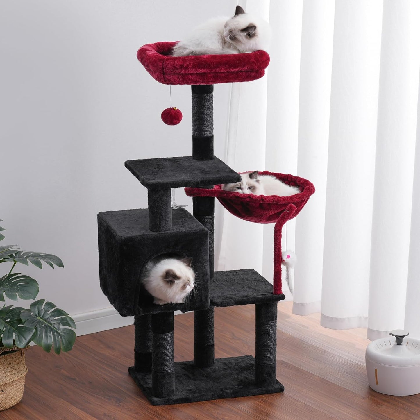 Árbol Rascador Completo para Gatos: ¡Aventura, Confort y Diversión Sin Fin! 
