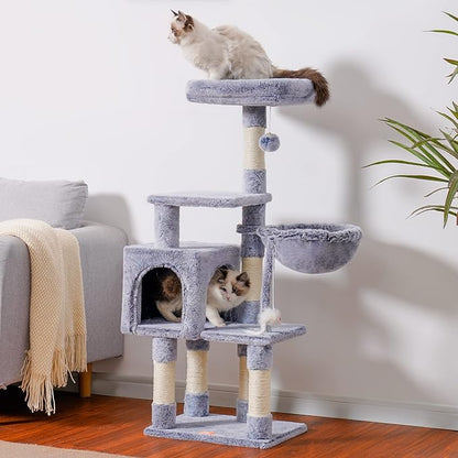 Árbol Rascador Completo para Gatos: ¡Aventura, Confort y Diversión Sin Fin! 