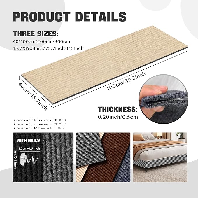 Cuttable Cat Scratch Mat: Unleash Creativity, Protect Your Home!