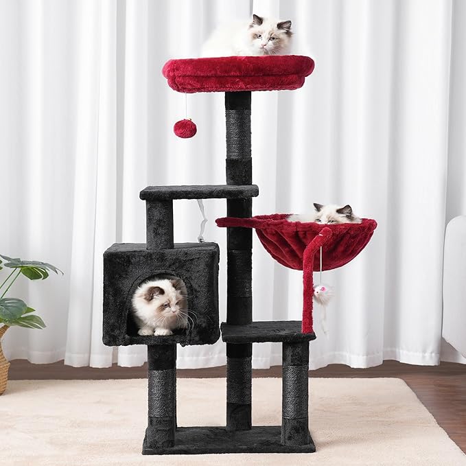 Árbol Rascador Completo para Gatos: ¡Aventura, Confort y Diversión Sin Fin! 