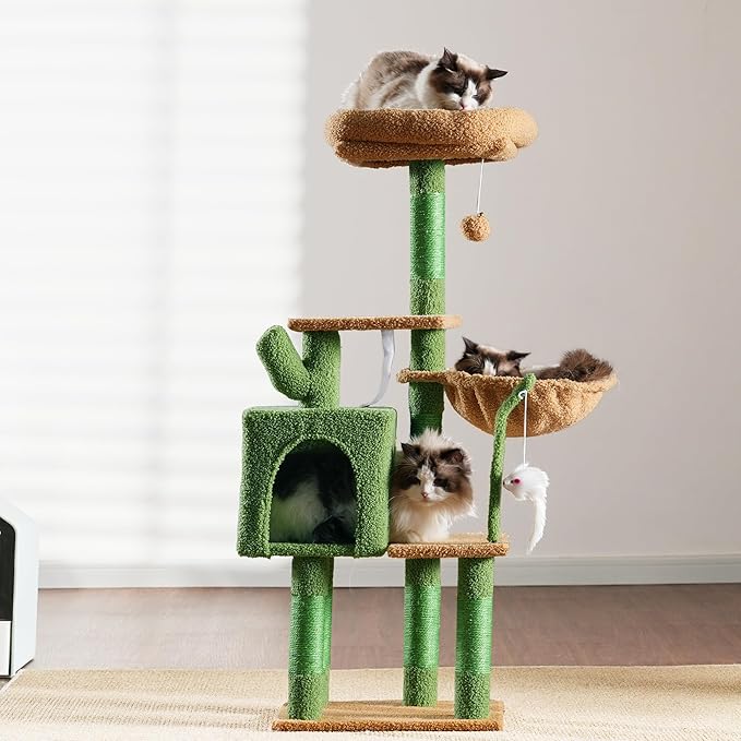 Árbol Rascador Completo para Gatos: ¡Aventura, Confort y Diversión Sin Fin! 