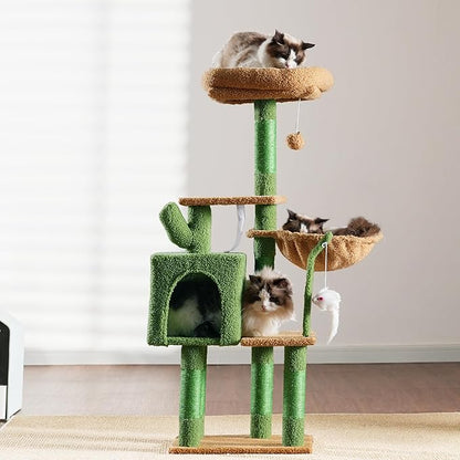 Árbol Rascador Completo para Gatos: ¡Aventura, Confort y Diversión Sin Fin! 