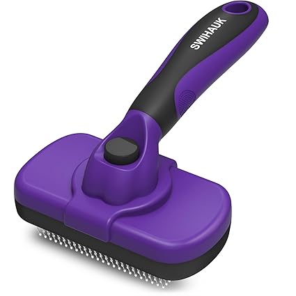 Cepillo Autolimpiante Swihauk para Mascotas: ¡Pelaje Brillante, Hogar Impecable!