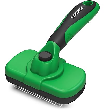 Cepillo Autolimpiante Swihauk para Mascotas: ¡Pelaje Brillante, Hogar Impecable!